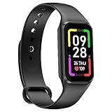 Blackview Smartwatch Herren Damen, Wasserdicht Fitnessuhr 1,47 Zoll Farbdisplay, Fitness Tracker mit Schrittzähler Schlafmonitor Herzfrequenz, Sportuhr mit 24 Sportmodi Smart Watch für Android iOS