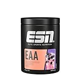 ESN EAA, Blackberry, 500 g, feines Amino-Pulver mit 8 essentiellen Aminosäuren, ideale Löslichkeit, vegan, geprüfte Qualität - made in Germany