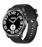 Smartwatch Sportuhr Armbanduhr mit Bluetooth Telefonfunktion: 1,52' Smart Watch Herren mit LED Taschenlampe 100+ Sportmodi Fitnessuhr mit Pulsmesser IP68 Wasserdicht Fitness Tracker Android und iOS