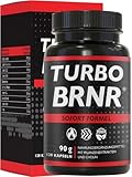 BRNR TURBO BRNR Sofort Stoffwechsel Formel mit Cholin, Grüntee Extrakt, Glucomannan, Garcinia Cambogia, Guarana, 120 Kapseln