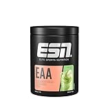 ESN EAA, Green Apple, 500 g, feines Amino-Pulver mit 8 essentiellen Aminosäuren, ideale Löslichkeit, vegan, geprüfte Qualität - made in Germany