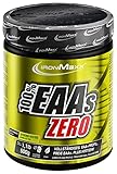 IronMaxx 100% EAAs Zero - Ice Tea Lemon 500g Dose | EAA-Pulver, vegan und zuckerfrei mit allen 8 essentiellen Aminosäuren | fruchtiger Geschmack, frei von Konservierungsstoffen